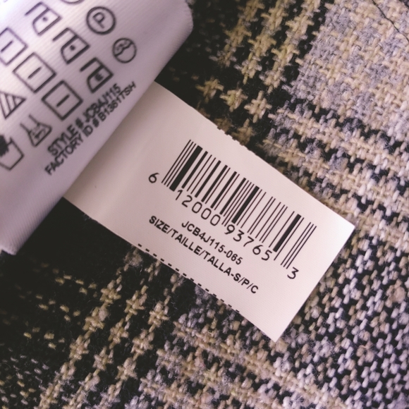 BCBGeneration Long Plaid Vest Size Small - Picture 14 of 16